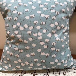 Decorative 18X18 Pillow Cover, Throw Pillow Cover, Couch Pillow Cover, Pillow Cover, Toss Pillow Cover, Cotton Pillowcase, Blue Pillow Cover