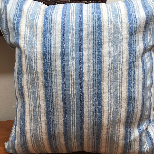 Blue Toss Pillows Etsy