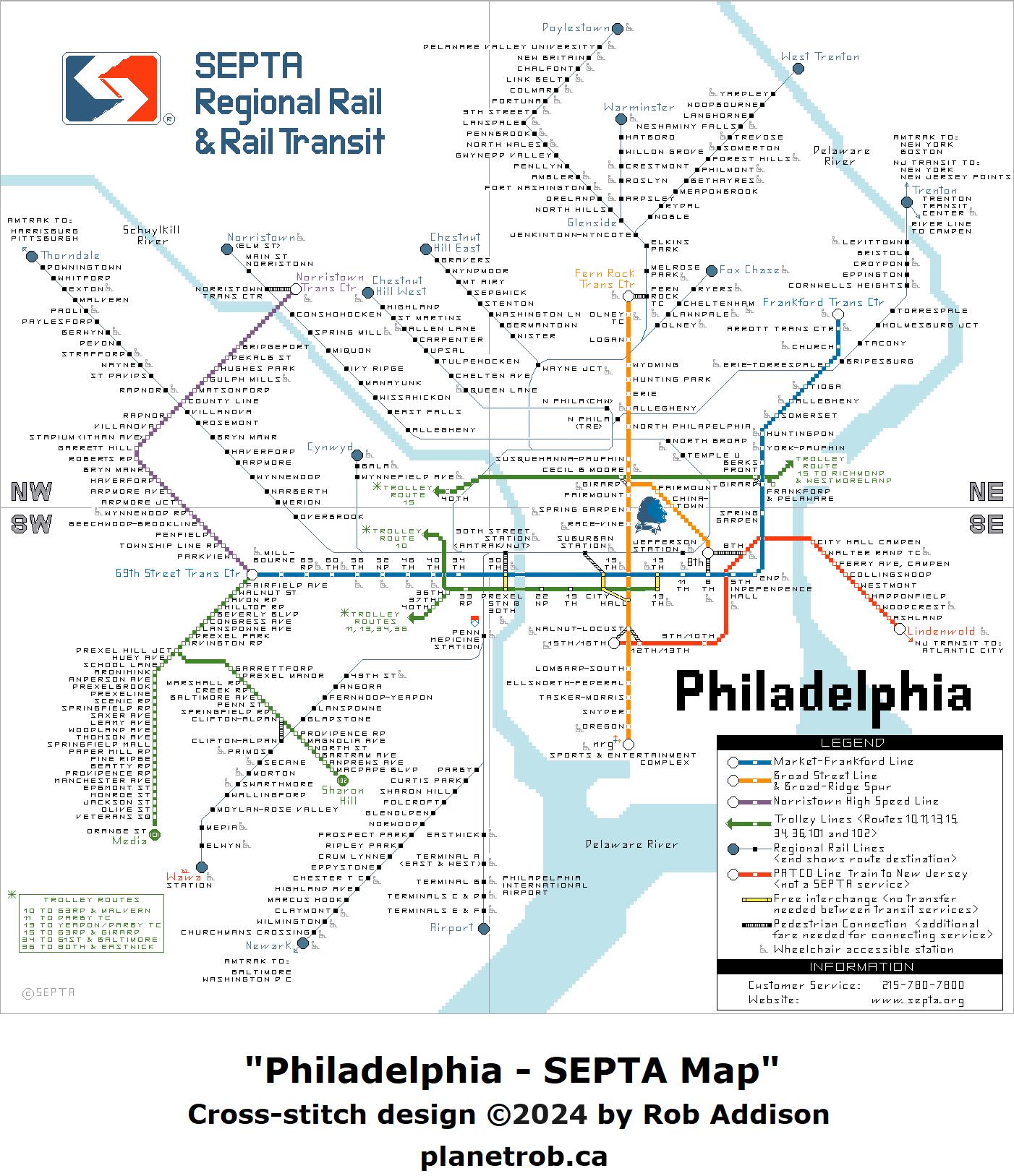 philadelphia-septa-rail-map-cross-stitch-chart-pdf-download-pattern-keeper-compatible-subway-metro-design-pattern-pennsylvania-etsy