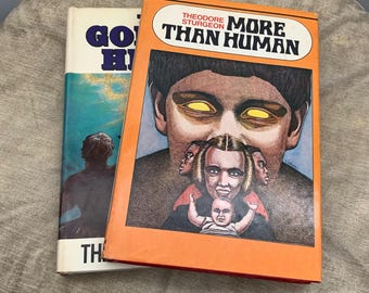 Más que humano y La hélice dorada (edición de tapa dura) de Theodore Sturgeon