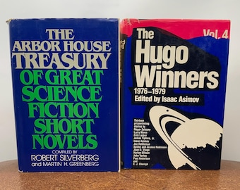 Ganadores del Premio Hugo 76-79 Volumen 4 Editado por Asimov + Arbor House Novelas cortas de ciencia ficción