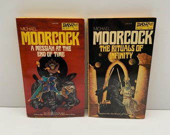 2 Michael Moorcock 1st DAW Printing Paperbacks