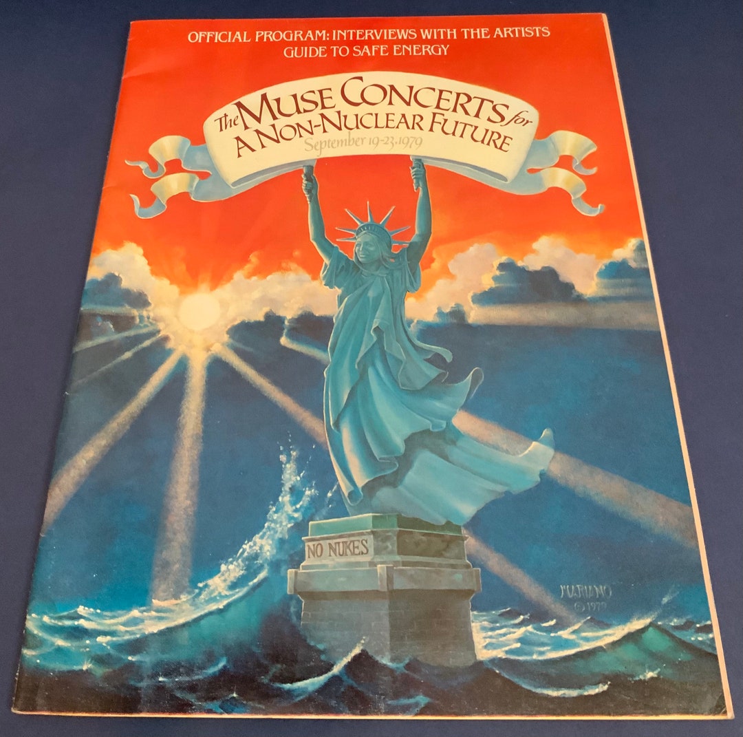 The Muse Concert for A Nonnuclear Future Official Program Etsy