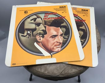 Discos de vídeo SelectaVision de North by Northwest de Hitchcock