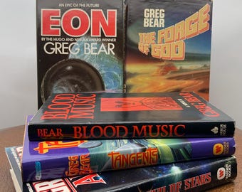 6 libros de tapa dura de Greg Bear