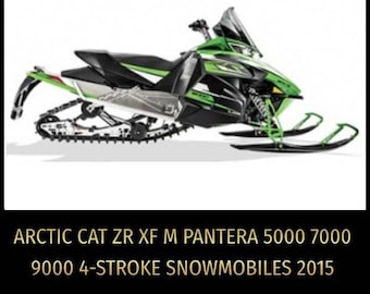 Arctic Cat ZR XF M Pantera 5000 7000 9000 4-Stroke Snowmobiles Service Repair Manual 2015 Pdf In Zip Download-Zip Manual, snowmobiles manual