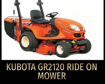 Kubota GR2120 Ride On Mower Service Repair Manual PDF IN ZIP Download-loader manual, Wiring manual, Owners Manual
