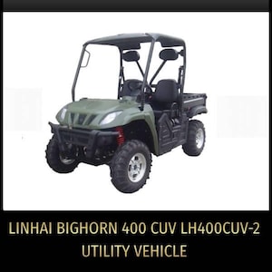 Linhai Bighorn 400 CUV LH400CUV-2 Utility Vehicle Service Repair Manual Pdf In Zip Download-Pdf Manual, loader, Wiring manual, Owners Manual