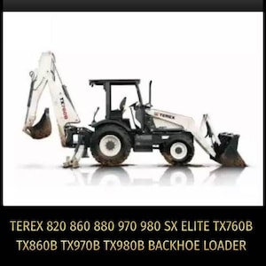 Terex 820 860 880 970 980 TX760B TX860B TX970B Backhoe Loader Service Repair Manual PDF In Zip Download-Pdf Manual, Wiring, Owners manual