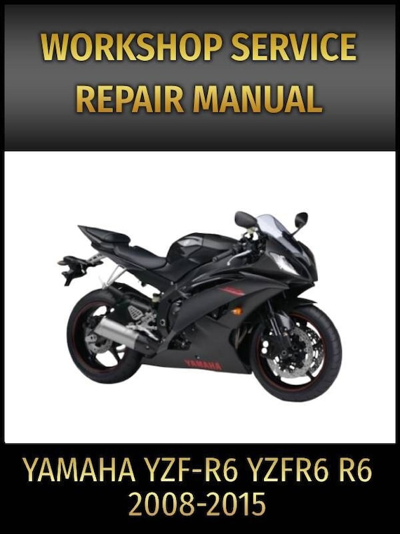 Yamaha YZF-R6 YZFR6 R6 Service Repair Manual 2008 2009 2010