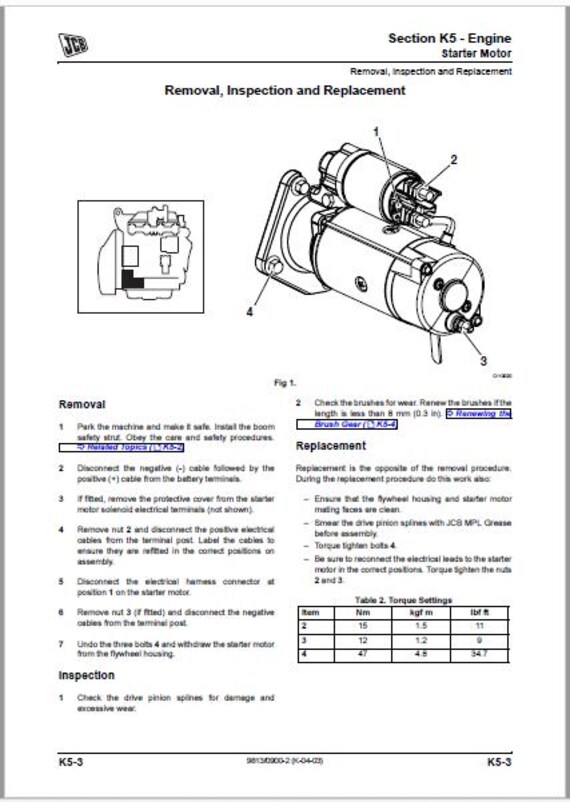 Manuel De Réparation JCB Loadall 526 531 533 - Téléchargement Ou CD | Pour Chariots Télescopiques