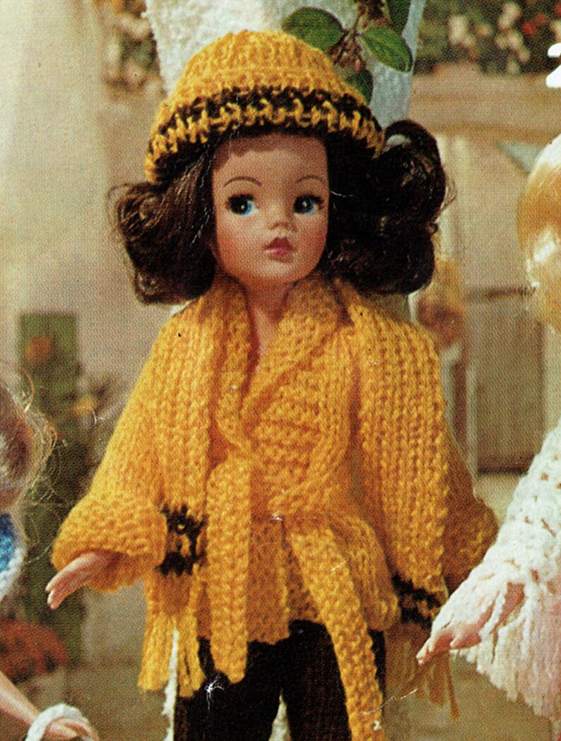 PDF Vintage Sindy Barbie Daisy Doll Clothes Knitting Pattern Etsy