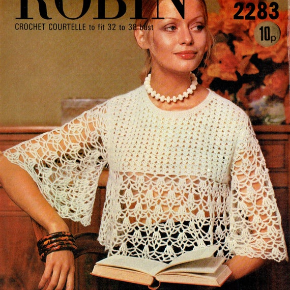 PDF Vintage Boho 1970s Ladies Womens Crochet Pattern Lacy - Etsy UK