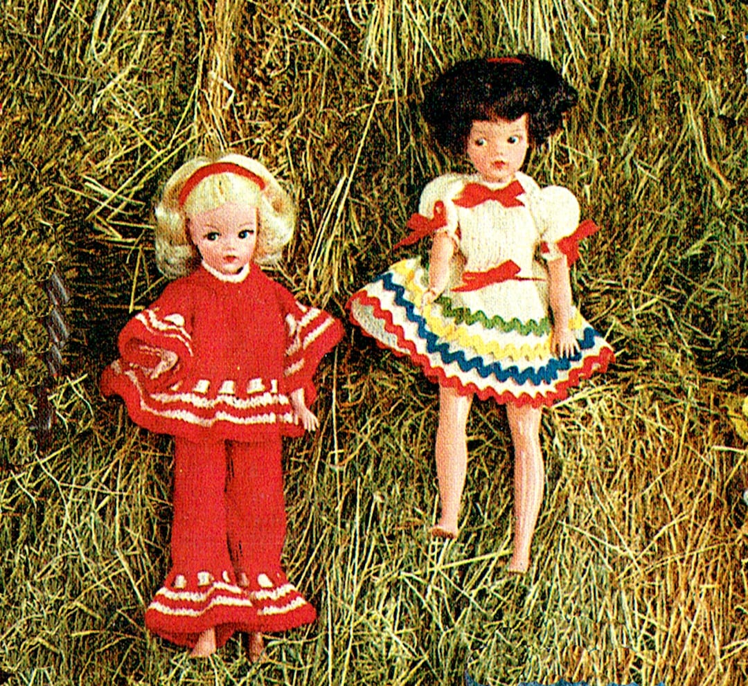 PDF Vintage Sindy Doll Clothes Knitting Pattern Tunic & Etsy