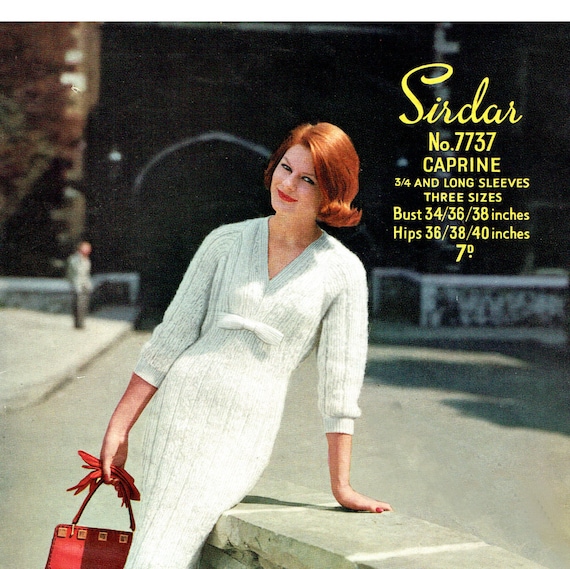 Women/'s Knitwear Leaflet 1960/'s Vintage Ladies Accessories Digital Download Caprine Knitting Pattern LADIES HATS