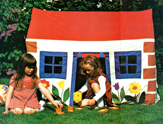 PDF Vintage 1970s FUN Girls Wendy Doll House Sewing Pattern