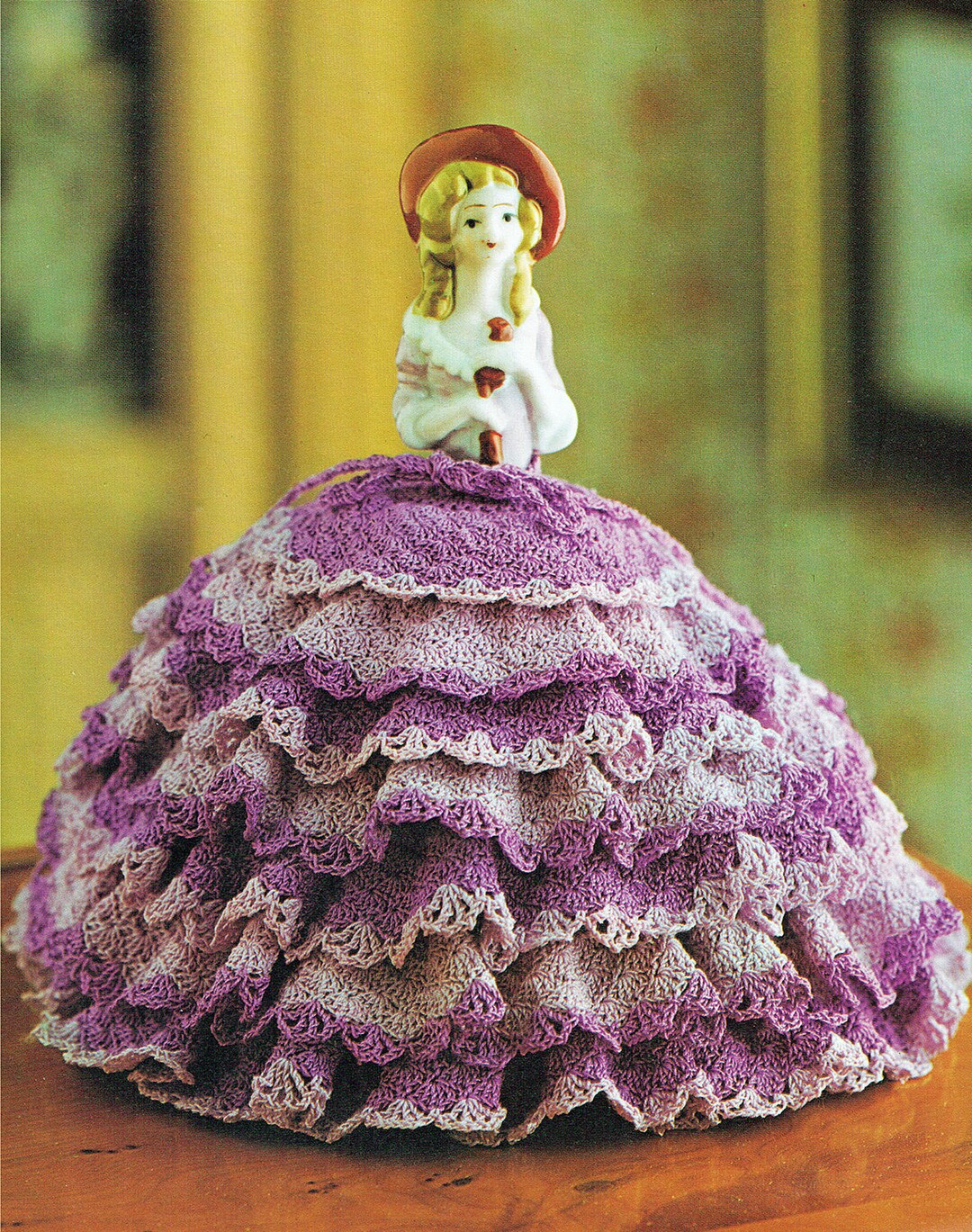 PDF Elegant Victorian Lady CRINOLINE Half Doll Crochet Pattern China ...