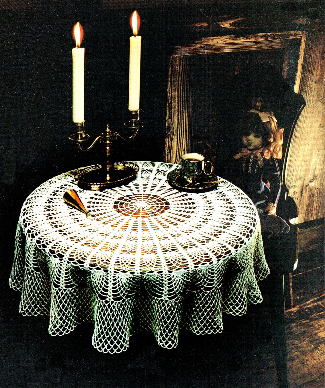 35 Crochet Tablecloth Patterns with Doilies, Motifs, and Table Runners 25 Vintage Pineapple Tablecloth Crochet Pattern 1960s
