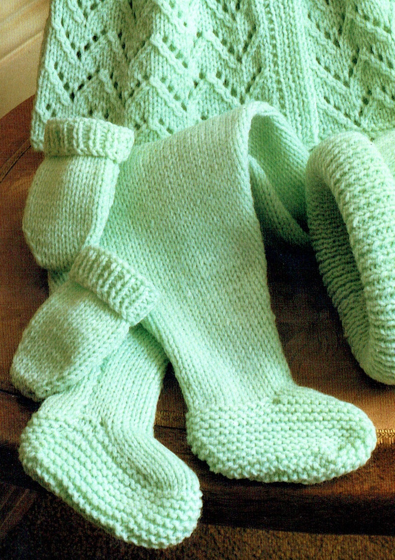 PDF Baby Knitting Pattern Layette Pram Set Matinee Coat Etsy
