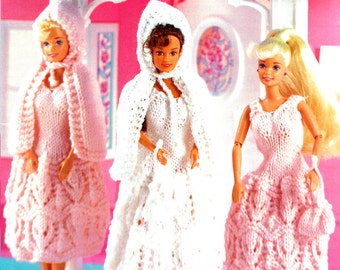 RETIREMENT SALE *** Vintage Knitting Pattern PDF Fashion Doll Wedding Dress,  Cape, Bridesmaids Dress and Bag Sindy Barbie - Etsy