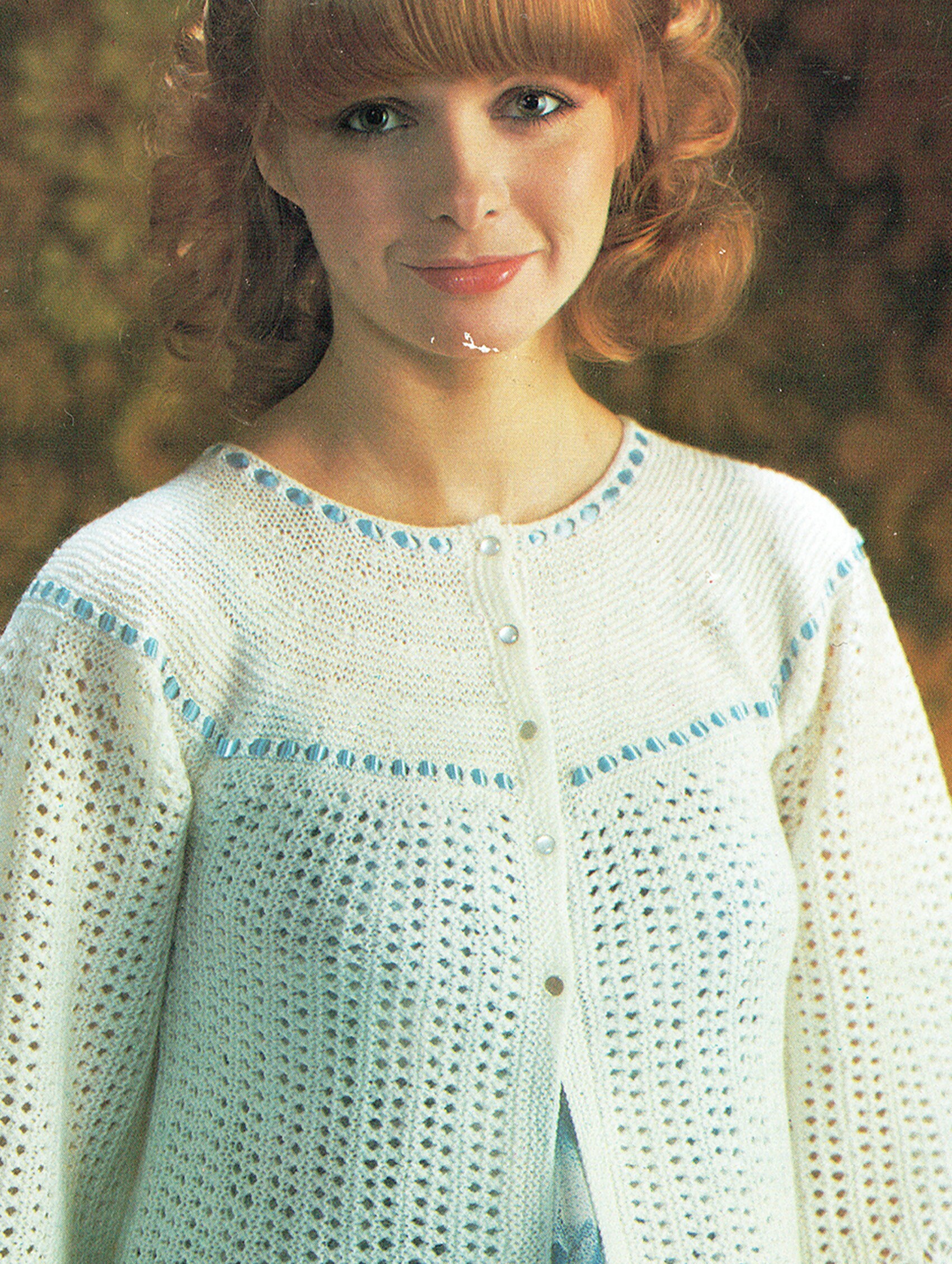 PDF 1970s Ladies Womens Bed Jacket Knitting Pattern Emu 3202 Etsy Canada