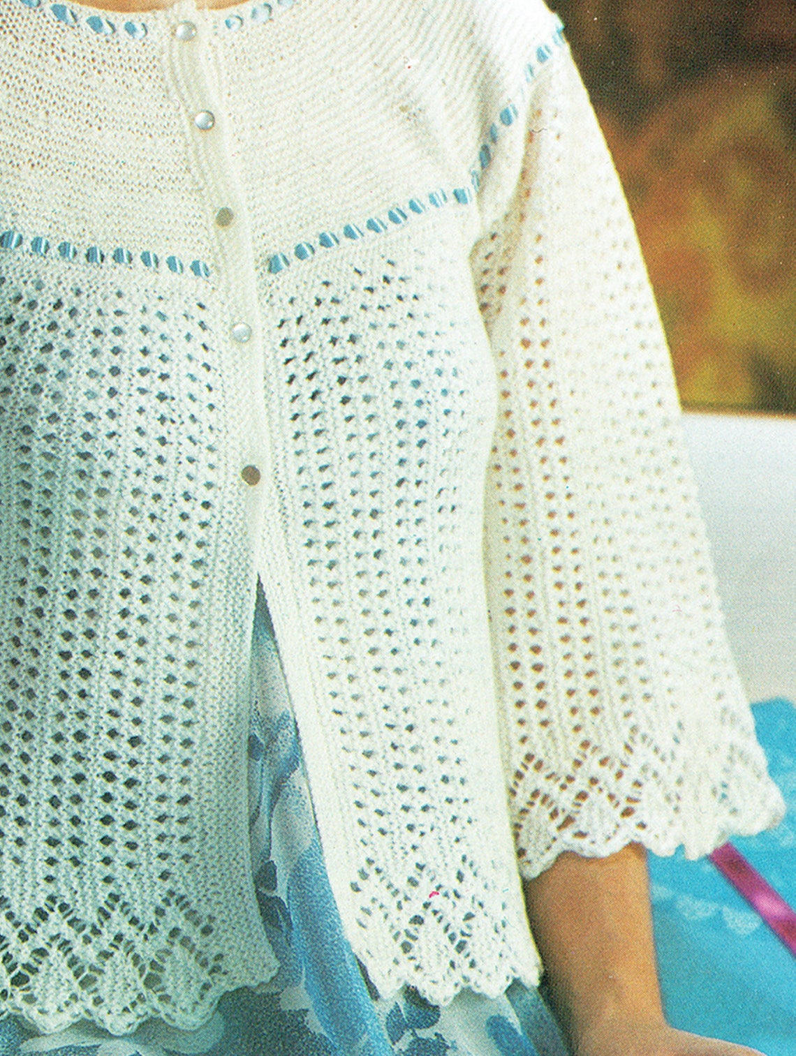 PDF 1970s Ladies Womens Bed Jacket Knitting Pattern Emu 3202 Etsy Canada