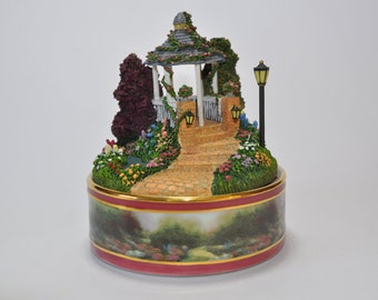 Vintage Ardleigh Elliot Music Box "The Hidden Gazebo" Playing "Amazing Grace"