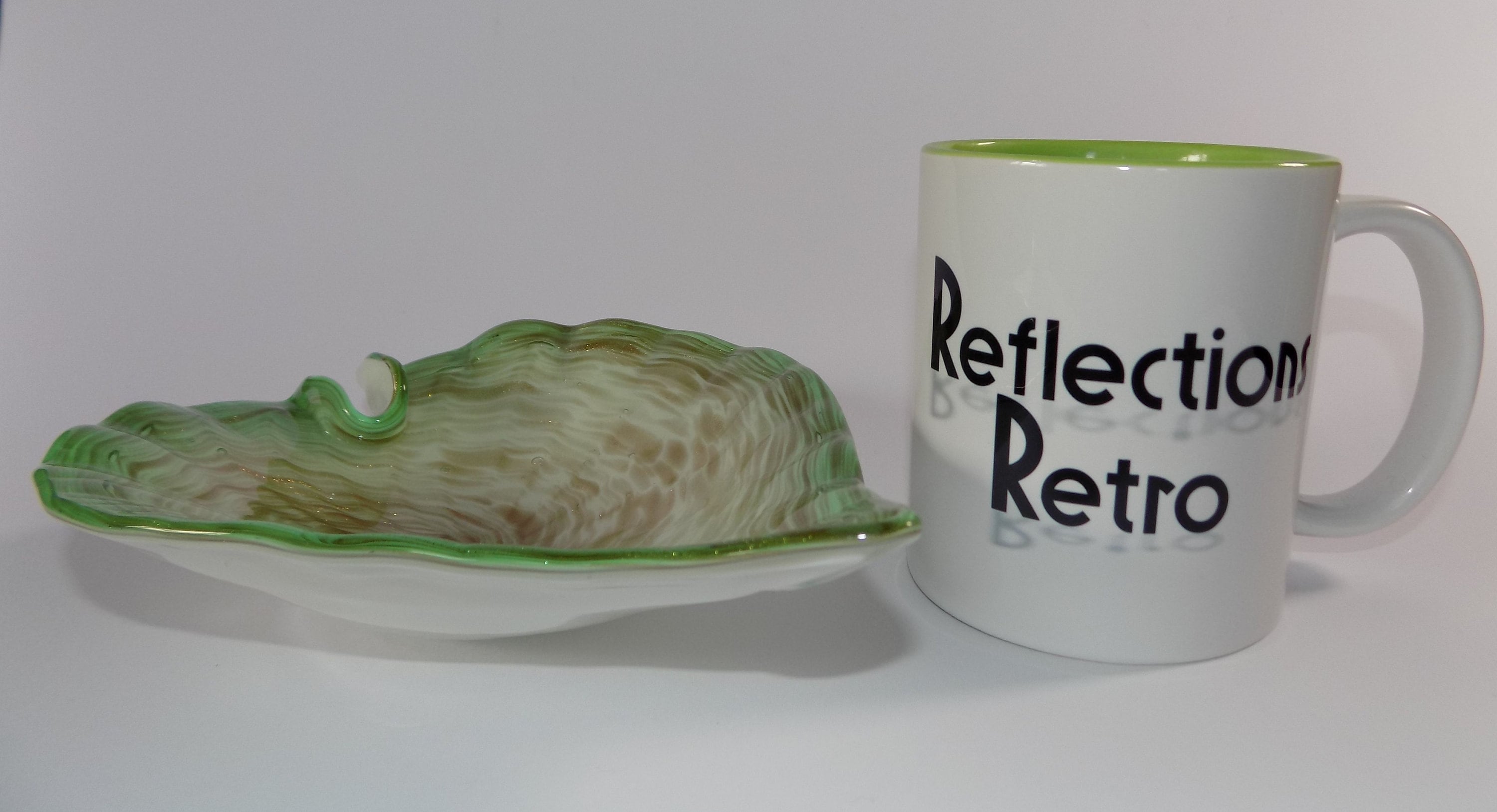 Vintage Murano Aventurine Art Glass Leaf Bowl / Dish Etsy UK