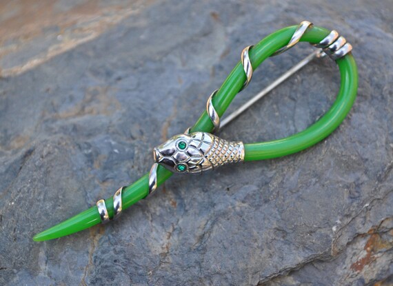 Art Deco Charles Horner Snake Brooch