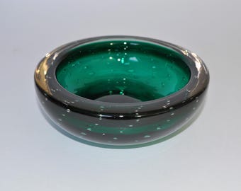 Vintage Whitefriars Bubble Bowl / Dish Pattern no 9099