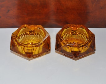 Davidson Art Deco Open Salt Cellars X 2 Design 252