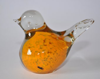 Vintage Phoenician Art Glass Bird / Sculpture / Paperweight