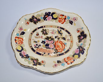 Antique Mason's Ironstone "Mandarin" Dish / Serving Bowl