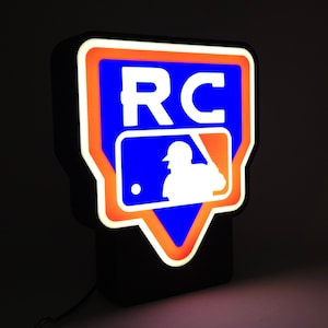 Topps Rookie RC Logo Sign LED Display Desk Wall Lighted 3D Printed