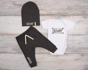 baby boy monogram clothes