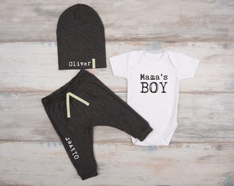Baby Boy Outfit, New Mom Gift, Baby Boy Clothes, Baby Gift, Mother's Day Boy Outfit, 1st Mother's Day, Baby Boy Outfits