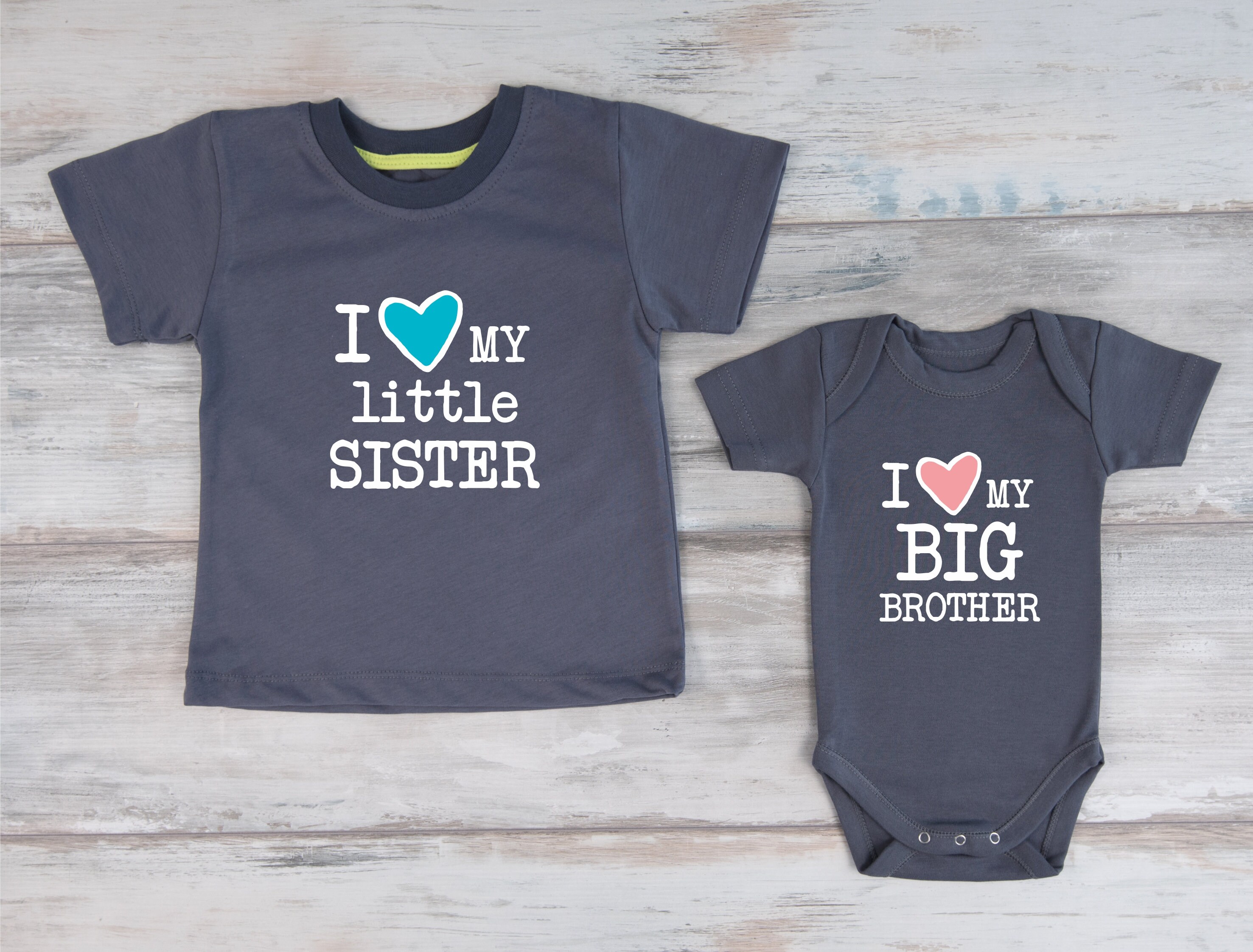 big brother and little sister matching shirts