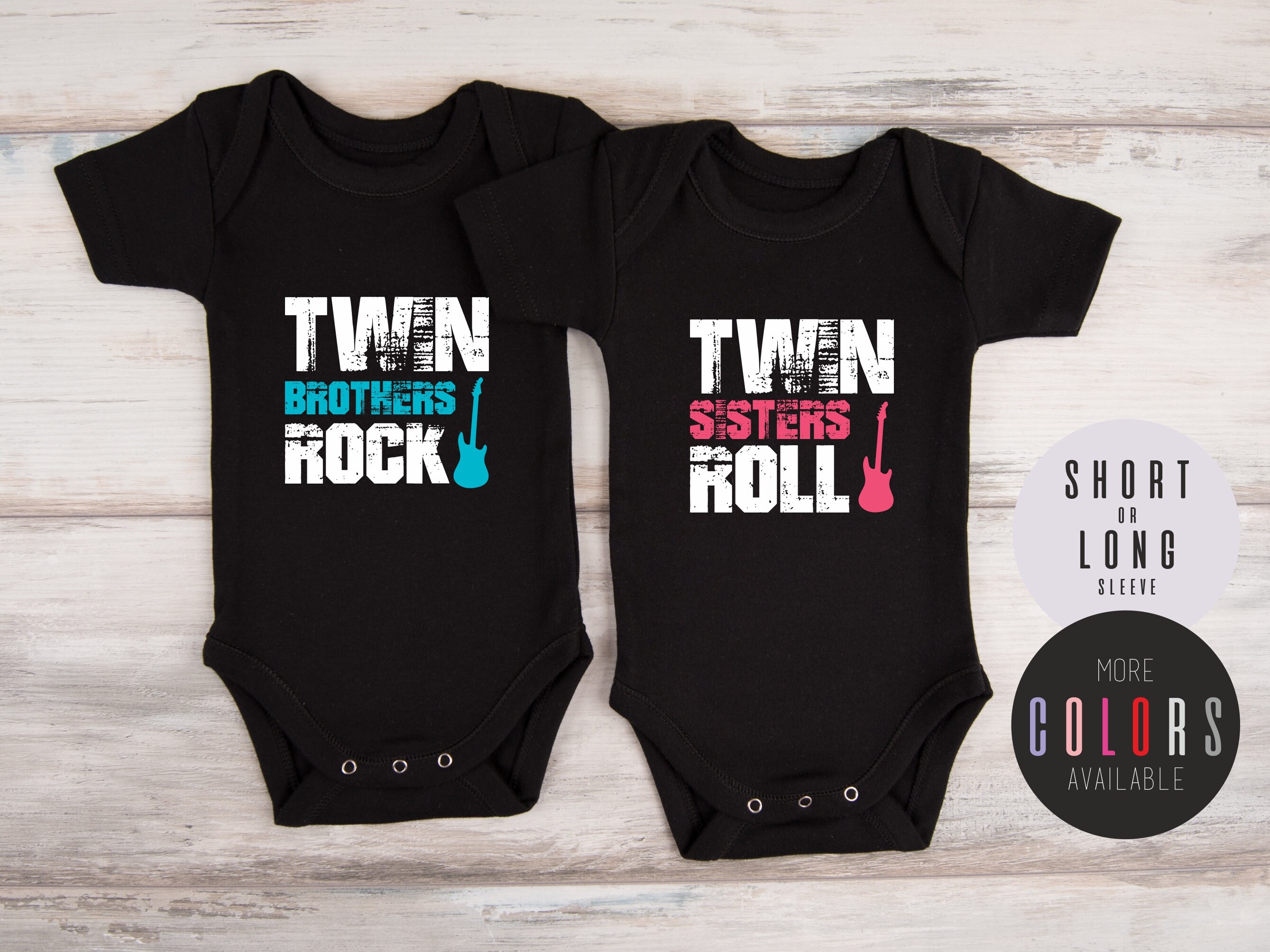 Boy Girl Twin Outfits Set Of 2 Matching Baby Bodysuits Twin Etsy Boy Girl Twin Outfits Set Of 2 Matching Baby Bodysuits Twin Etsy