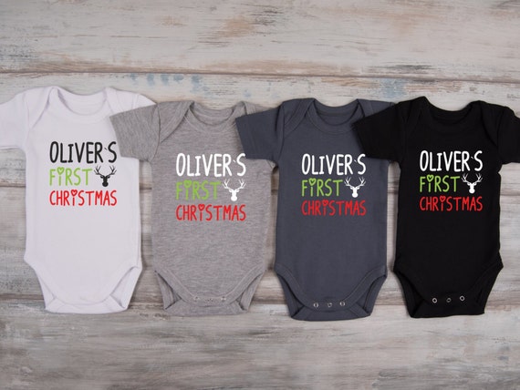 Baby Boy Christmas Outfit MY FIRST CHRISTMAS Personalized Etsy image 0 - Baby Boy Christmas Outfit MY FIRST CHRISTMAS Personalized Etsy