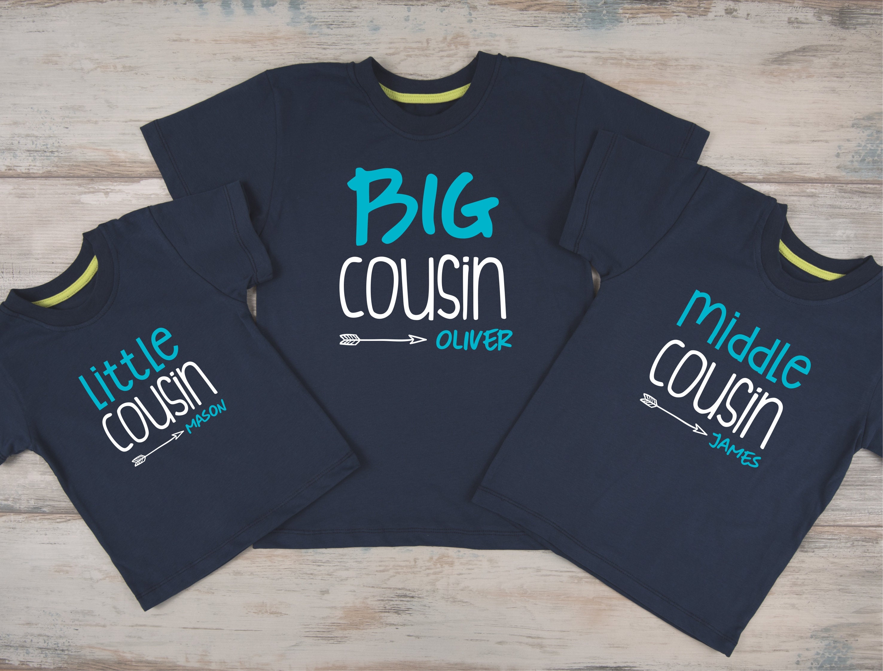 personalised cousin t shirts
