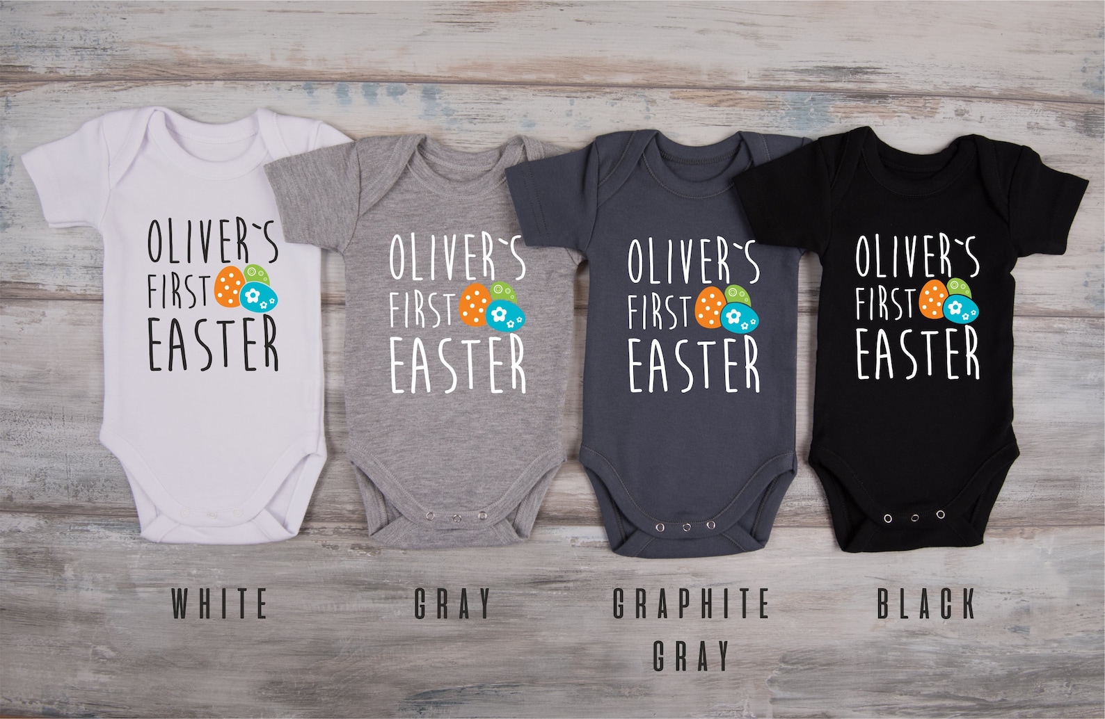 My First Easter Personalized Baby Boy Outfit 1st Easter Etsy