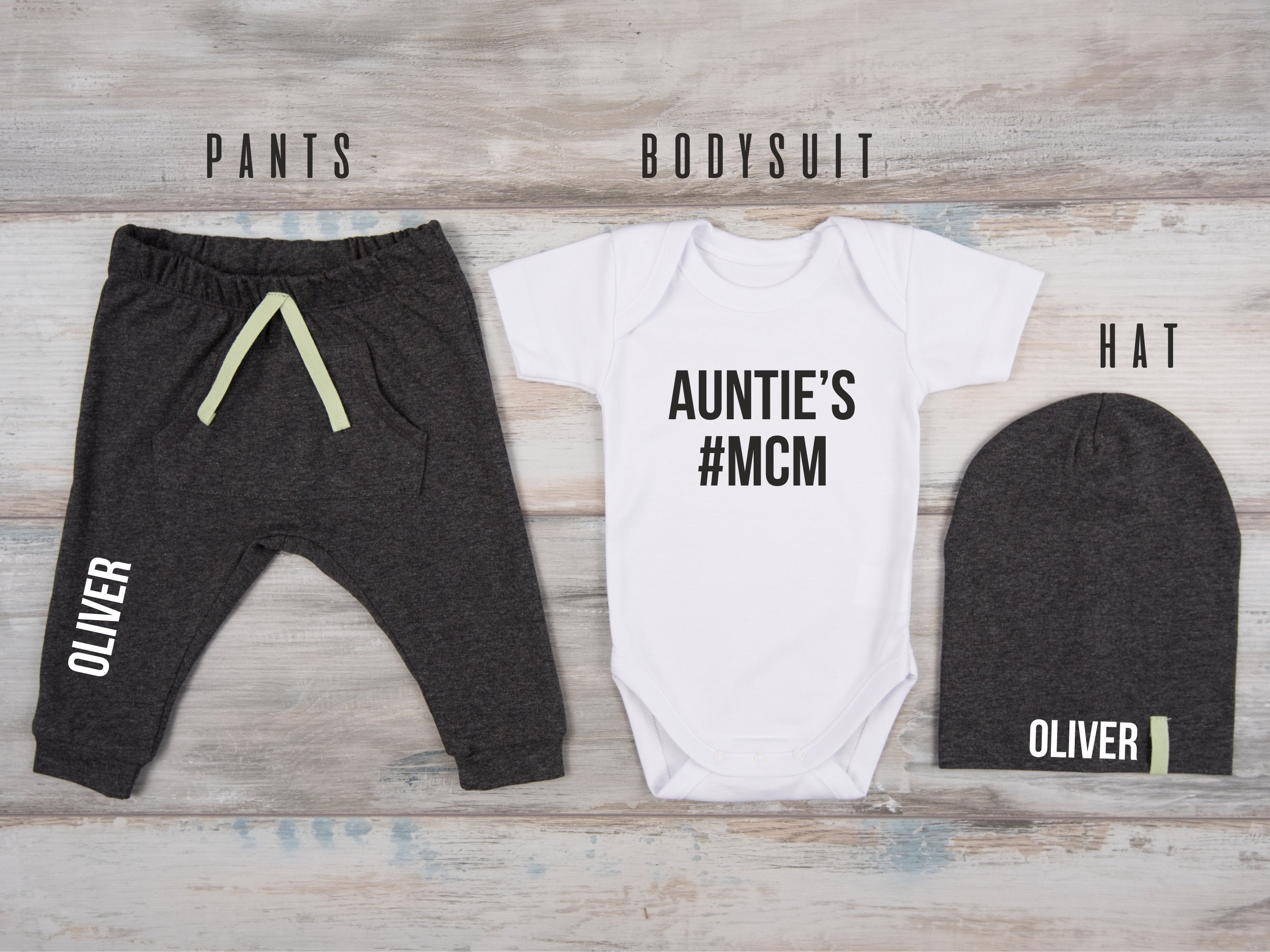 Auntie Baby Clothes Nephew Gift Auntie's MCM Baby Boy Etsy