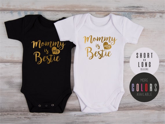 New mom mothers day gift Mother Rock one-piece baby body suit newborn Cute