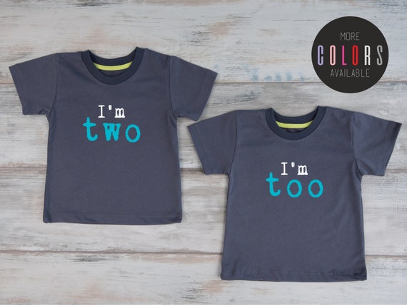 Twins 2nd birthday outfits top