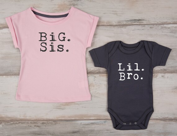 etsy big sister little brother outfits