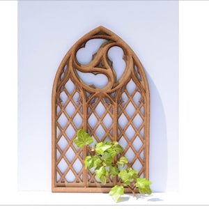 1/6 Miniature gothic window diy kit, 1/6 scale church window, Miniature cathedral window, bjd dollhouse, Gothic decor