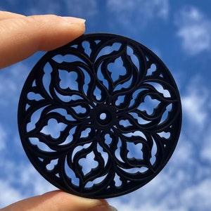 Gothic rose window  Dollhouse miniature tracery  diy kit, Miniature cathedral windows one inch scale