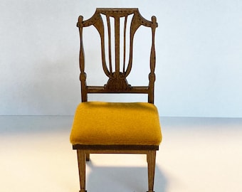 ドールハウスミニチュア 1/4インチスケール樹脂製椅子 - Etsy 日本