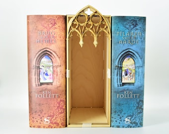 Book nook box kit, Blank book nook diy , Gothic castle diorama , DIY book nook, inserts Book end diy