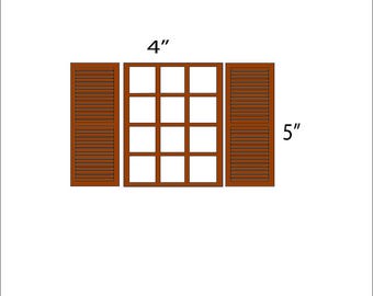 Componentes De Construcción De 1:12 De Madera Miniatura